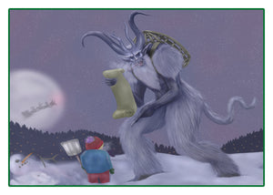 Krampus Christmas Card